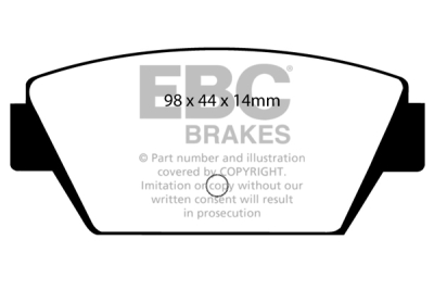 EBC sada brzd PDKR | destičky Ultimax & kotouče Standard zadní PDKR624
