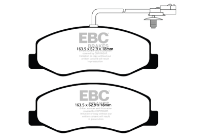 EBC sada brzd PDKR | destičky Ultimax & kotouče Standard zadní PDKR686