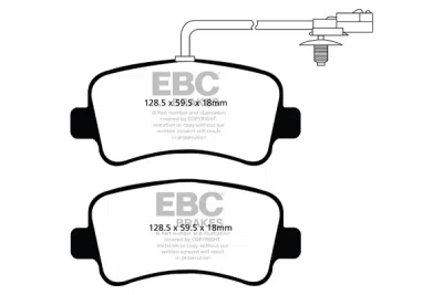 EBC sada brzd PDKR | destičky Ultimax & kotouče Standard zadní PDKR685
