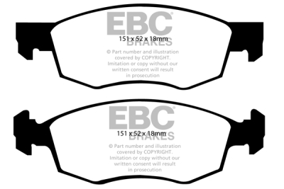EBC sada brzd PDKF | destičky Ultimax & kotouče Standard přední PDKF654