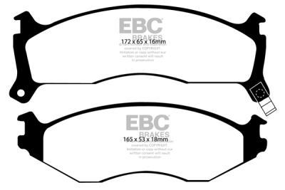 EBC Ultimax | brzdové destičky přední DP1194
