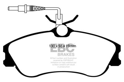 EBC sada brzd PD40K | destičky Ultimax & kotouče Standard PD40K536