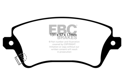 EBC sada brzd PDKF | destičky Ultimax & kotouče Standard přední PDKF1958
