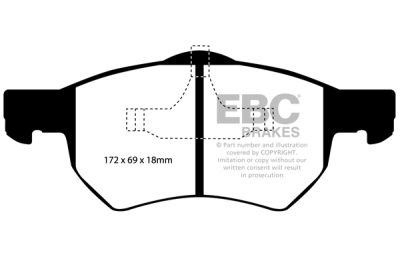 EBC sada brzd PD40K | destičky Ultimax & kotouče Standard PD40K503