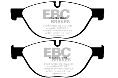 EBC sada brzd PD40K | destičky Ultimax & kotouče Standard PD40K353