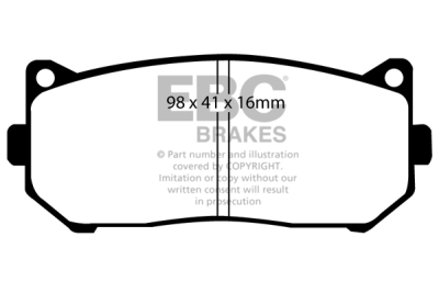 EBC sada brzd PD40K | destičky Ultimax & kotouče Standard PD40K985