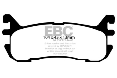 EBC sada brzd PDKR | destičky Ultimax & kotouče Standard zadní PDKR553