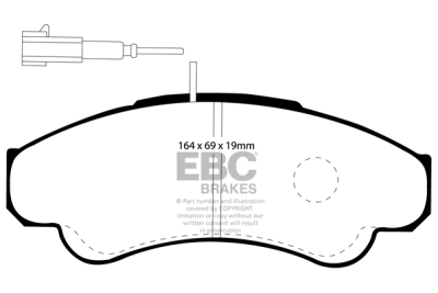 EBC sada brzd PDKF | destičky Ultimax & kotouče Standard přední PDKF530
