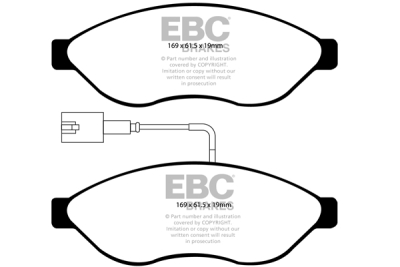 EBC sada brzd PDKF | destičky Ultimax & kotouče Standard přední PDKF520