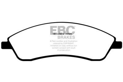 EBC sada brzd PD40K | destičky Ultimax & kotouče Standard PD40K457