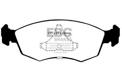 EBC sada brzd PDKF | destičky Ultimax & kotouče Standard přední PDKF699