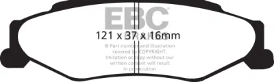 EBC sada brzd PD40K | destičky Ultimax & kotouče Standard PD40K461