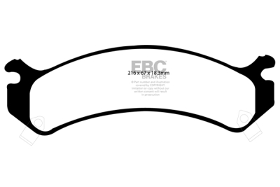 EBC sada brzd PD40K | destičky Ultimax & kotouče Standard PD40K464