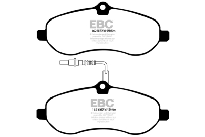 EBC sada brzd PD40K | destičky Ultimax & kotouče Standard PD40K518