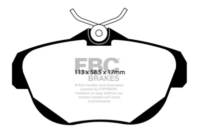 EBC sada brzd PD40K | destičky Ultimax & kotouče Standard PD40K517