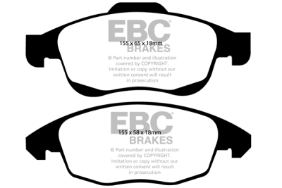 EBC sada brzd PD40K | destičky Ultimax & kotouče Standard PD40K519