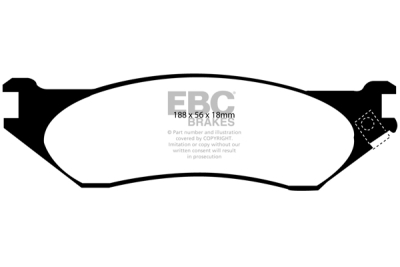EBC sada brzd PDKF | destičky Ultimax & kotouče Standard přední PDKF599