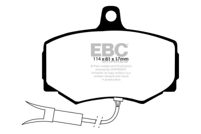 EBC sada brzd PDKF | destičky Ultimax & kotouče Standard přední PDKF596