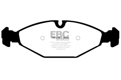 EBC sada brzd PDKF | destičky Ultimax & kotouče Standard přední PDKF590