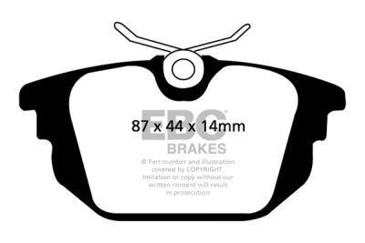 EBC sada brzd PD40K | destičky Ultimax & kotouče Standard PD40K665