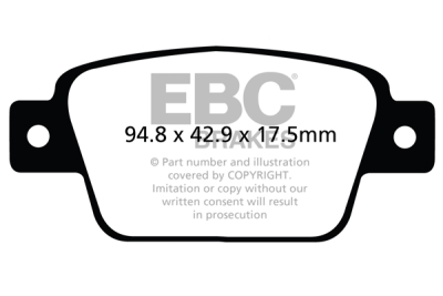EBC sada brzd PD40K | destičky Ultimax & kotouče Standard PD40K667