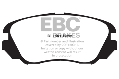 EBC sada brzd PD40K | destičky Ultimax & kotouče Standard PD40K482