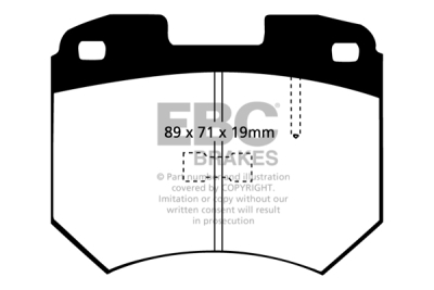EBC Ultimax | brzdové destičky přední DP274