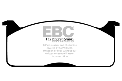 EBC Ultimax | brzdové destičky přední  DP321