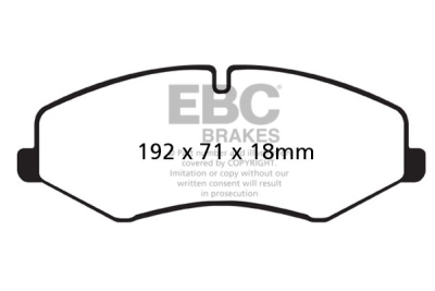 EBC Ultimax | brzdové destičky přední  DPX2060