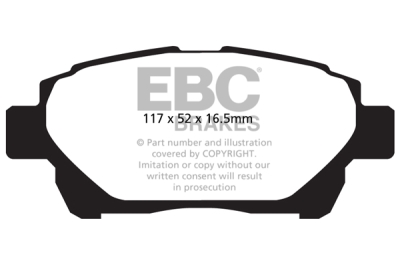 EBC Ultimax | brzdové destičky přední  DPX2061