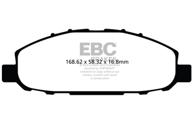 EBC Ultimax | brzdové destičky přední  DPX2116