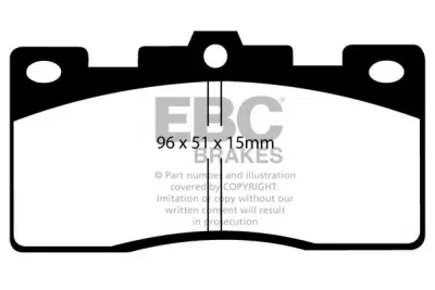 EBC Ultimax | brzdové destičky zadní DP376