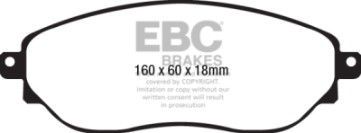 EBC sada brzd PD40K | destičky Ultimax & kotouče Standard PD40K2407