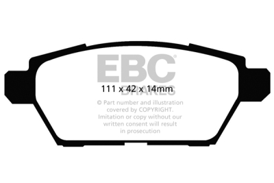 EBC sada brzd PDKR | destičky Ultimax & kotouče Standard zadní PDKR539