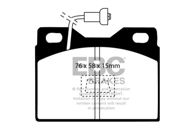 EBC Ultimax | brzdové destičky přední  DP220/4