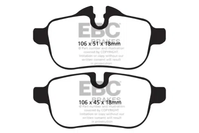 EBC sada brzd PDKR | destičky Ultimax & kotouče Standard zadní PDKR186