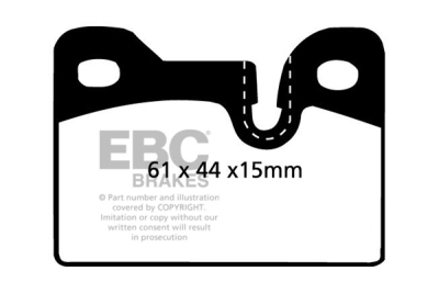 EBC sada brzd PD40K | destičky Ultimax & kotouče Standard PD40K318