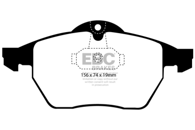 EBC sada brzd PDKF | destičky Ultimax & kotouče Standard přední PDKF1543