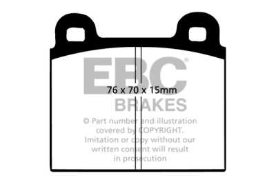EBC sada brzd PDKF | destičky Ultimax & kotouče Standard přední PDKF1532