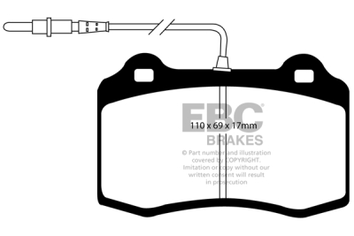 EBC sada brzd PDKF | destičky Ultimax & kotouče Standard přední PDKF1580