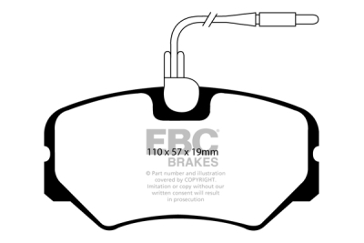 EBC sada brzd PDKF | destičky Ultimax & kotouče Standard přední PDKF1568