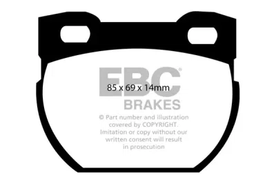 EBC sada brzd PD40K | destičky Ultimax & kotouče Standard PD40K1039