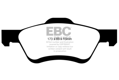 EBC sada brzd PD40K | destičky Ultimax & kotouče Standard PD40K769