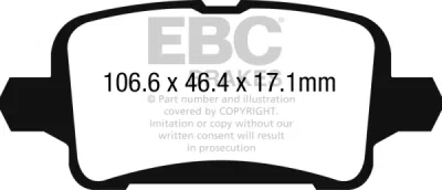 EBC sada brzd PDKR | destičky Ultimax & kotouče Standard zadní PDKR1090