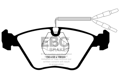 EBC sada brzd PD40K | destičky Ultimax & kotouče Standard PD40K608