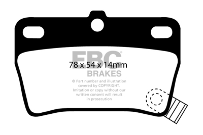 EBC sada brzd PDKR | destičky Ultimax & kotouče Standard zadní PDKR298