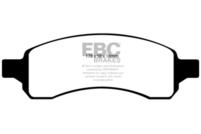EBC sada brzd PD40K | destičky Ultimax & kotouče Standard PD40K1704