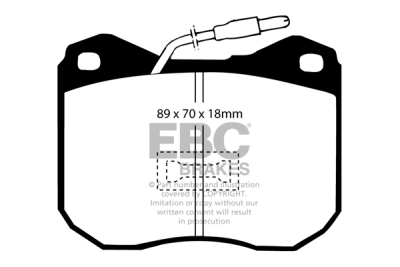 EBC Ultimax | brzdové destičky přední DP239