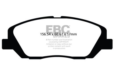 EBC Ultimax | brzdové destičky přední  DPX2100