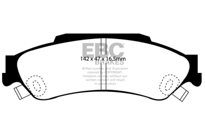 EBC sada brzd PDKR | destičky Ultimax & kotouče Standard zadní PDKR207